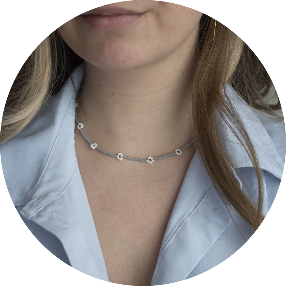Choker ketting schelpjes zilver - Jewelry